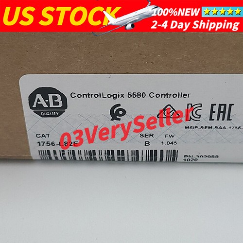 New Factory Sealed Allen-Bradley 1756-L82E SER B Free Shipping