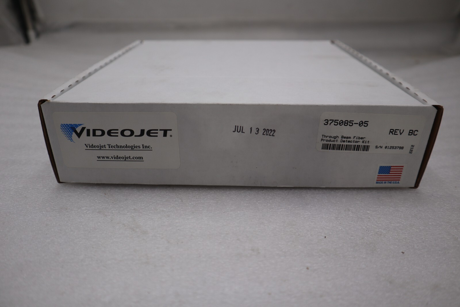 NEW IN BOX VIDEOJET FIBER OPTIC PRODUCT DETECTOR SEIC25A 375085-05 STOCK H266