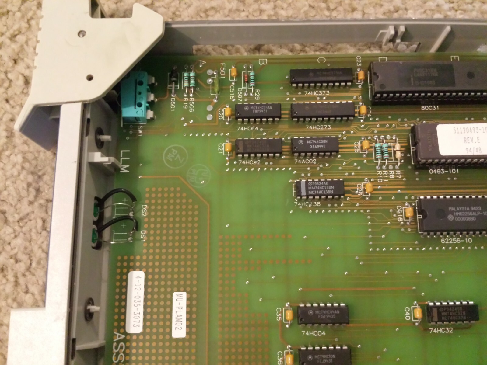 USED Honeywell 51304362-100 UCN Low Level Analog Mux Card HW L FW E