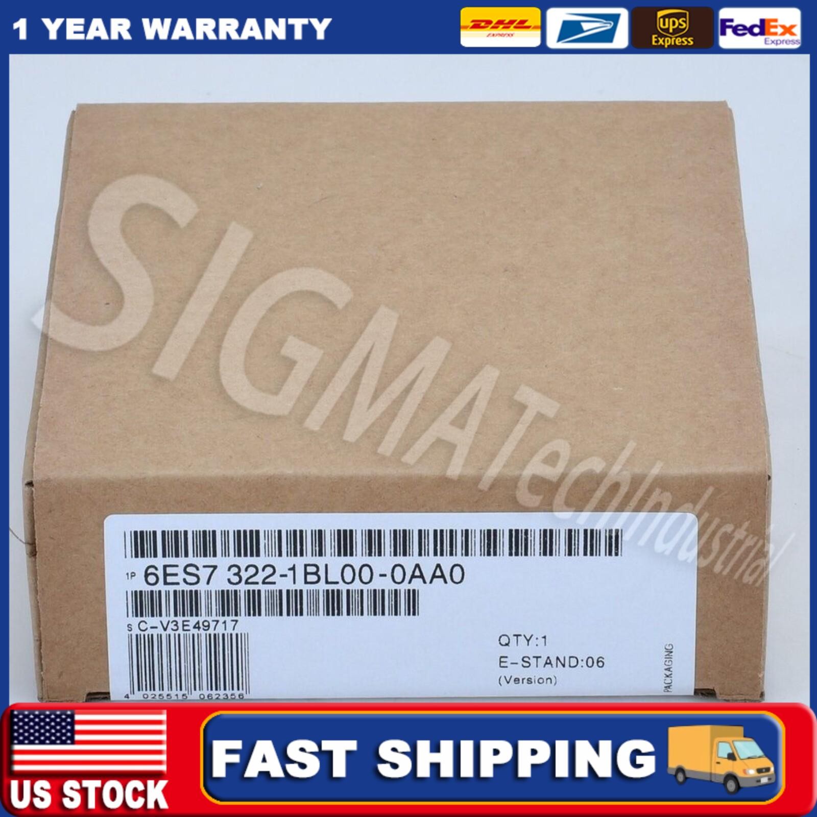 Siemens 6ES7322-1BL00-0AA0 6ES7 322-1BL00-0AA0 new US FREE TAX