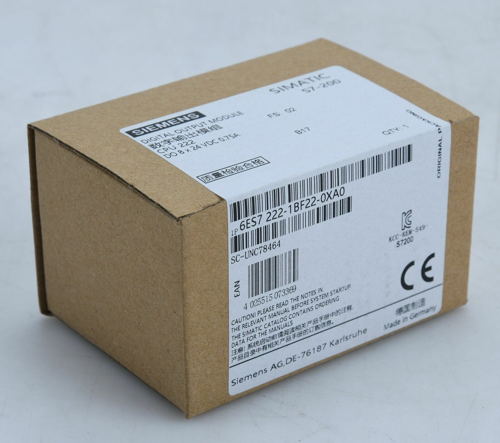 For SIEMENS 6ES7222-1BF22-0XA0 6ES7 222-1BF22-0XA0 Module PLC