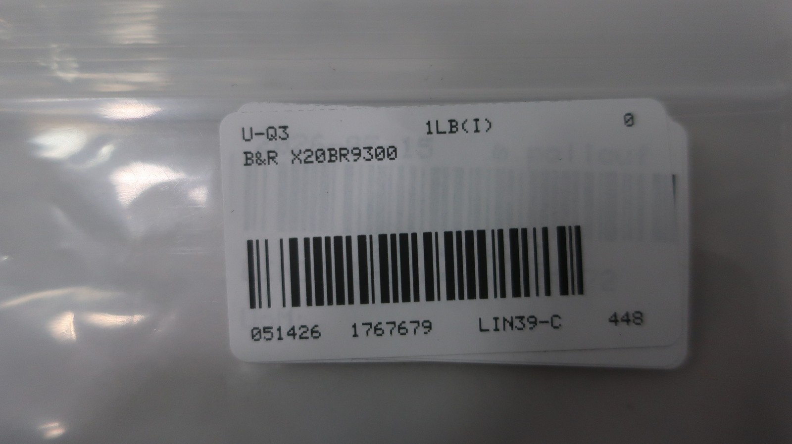 B&r X20 BR 9300 Bus Receiver Module 24v-dc