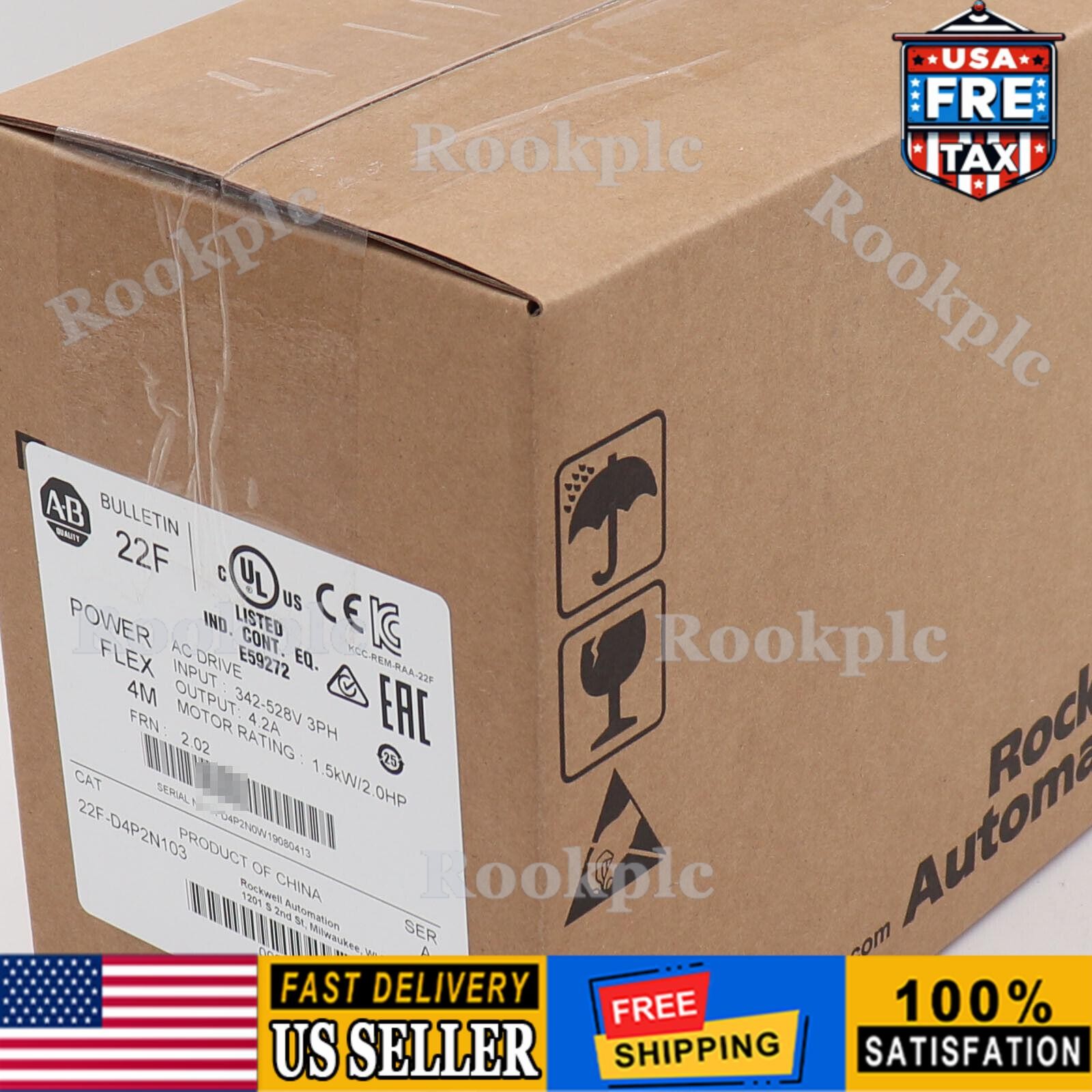 1PC NEW AB 22F-D4P2N103 PowerFlex 4M AC 22FD4P2N103 Drive Fast Shipping
