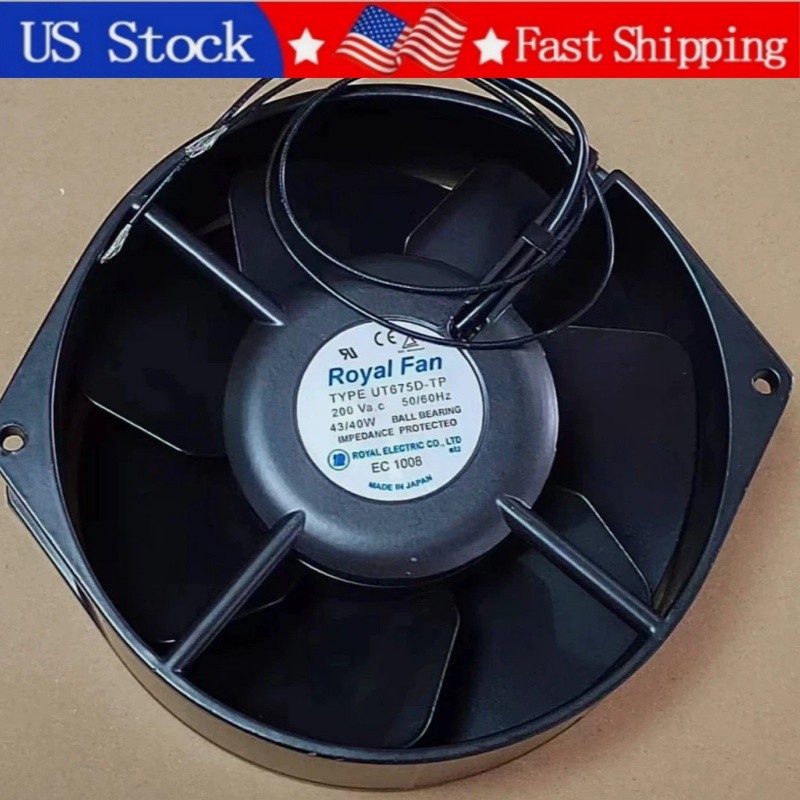 UT675D-TP 1PCS New Royal UT675D-TP 200V 43/40W 2Pin Cooling Fan Fast Delivery