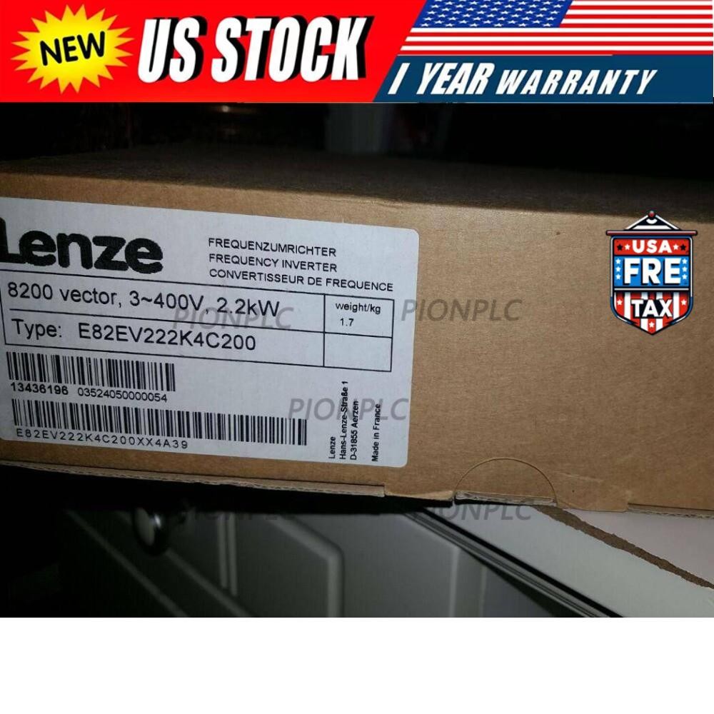 US Free TAX 1PCS LENZE Frequency Inverter E82EV222K4C200 Brand NEW