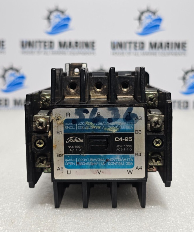 TOSHIBA C4-25 Magnetic Contactor 3-Pole Coil 220V