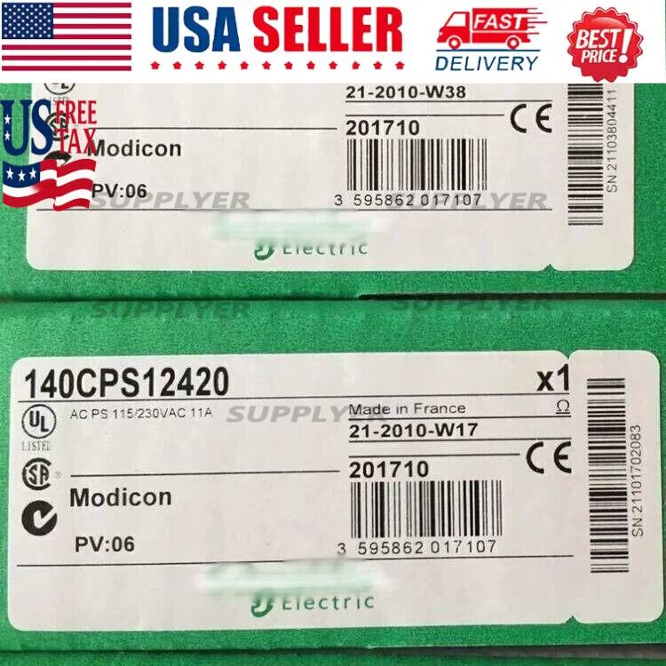 Schneider Electric 140CPS12420 Modicon 140CPS12420 NEW 1pcs
