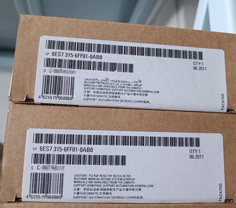 1PC New SIEMENS 6ES7315-6FF01-0AB0 6ES7 315-6FF01-0AB0 In Box Expedited Shipping