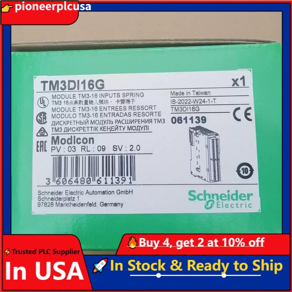 TM3DI16G Schneider TM3DI16G Module New In Box Free Shipping