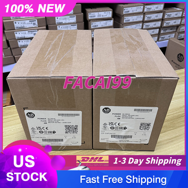 New Sealed Allen Bradley 22F-D4P2N103 A PowerFlex 4M AC Drive Free Shipping