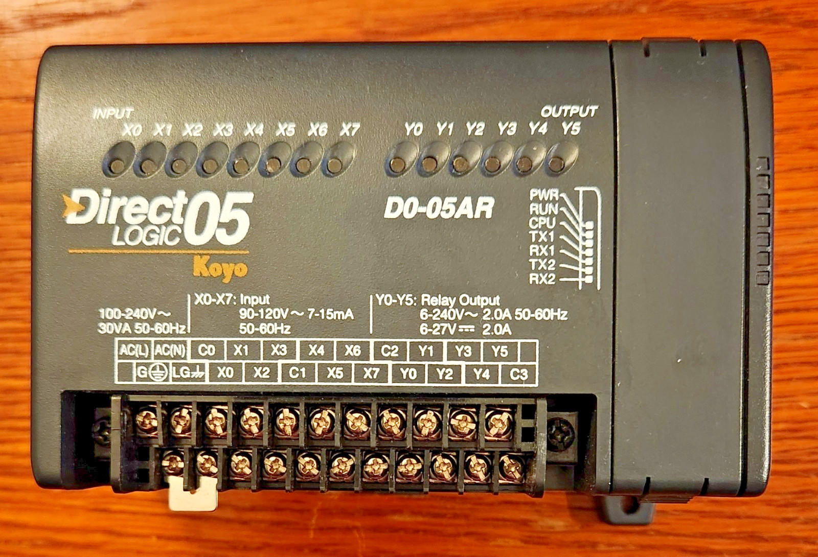 Automation Direct Koyo D0-05AR DirectLOGIC DL05 PLC