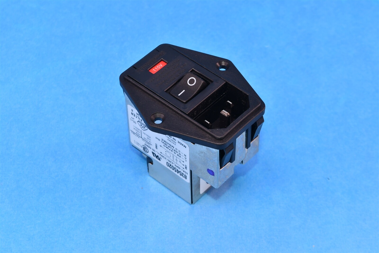 INTERPOWER Switch 83545020 – 10A Power Entry Module 120-250 Vac 50-60 HZ