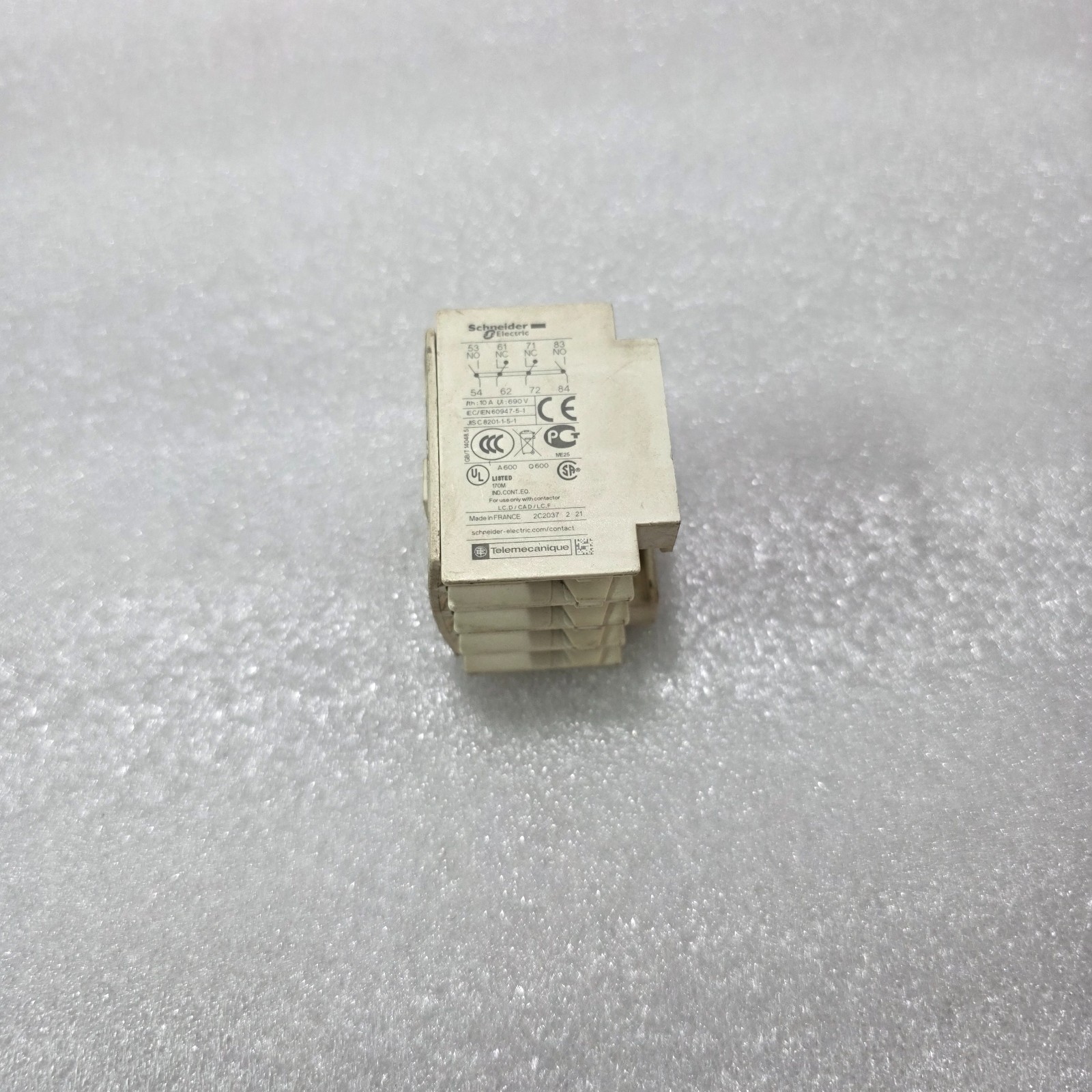 TELEMECANIQUE | LADN22 | AUXILIARY CONTACT BLOCK (TESYS) | 2NO + 2NC | 690V 10A
