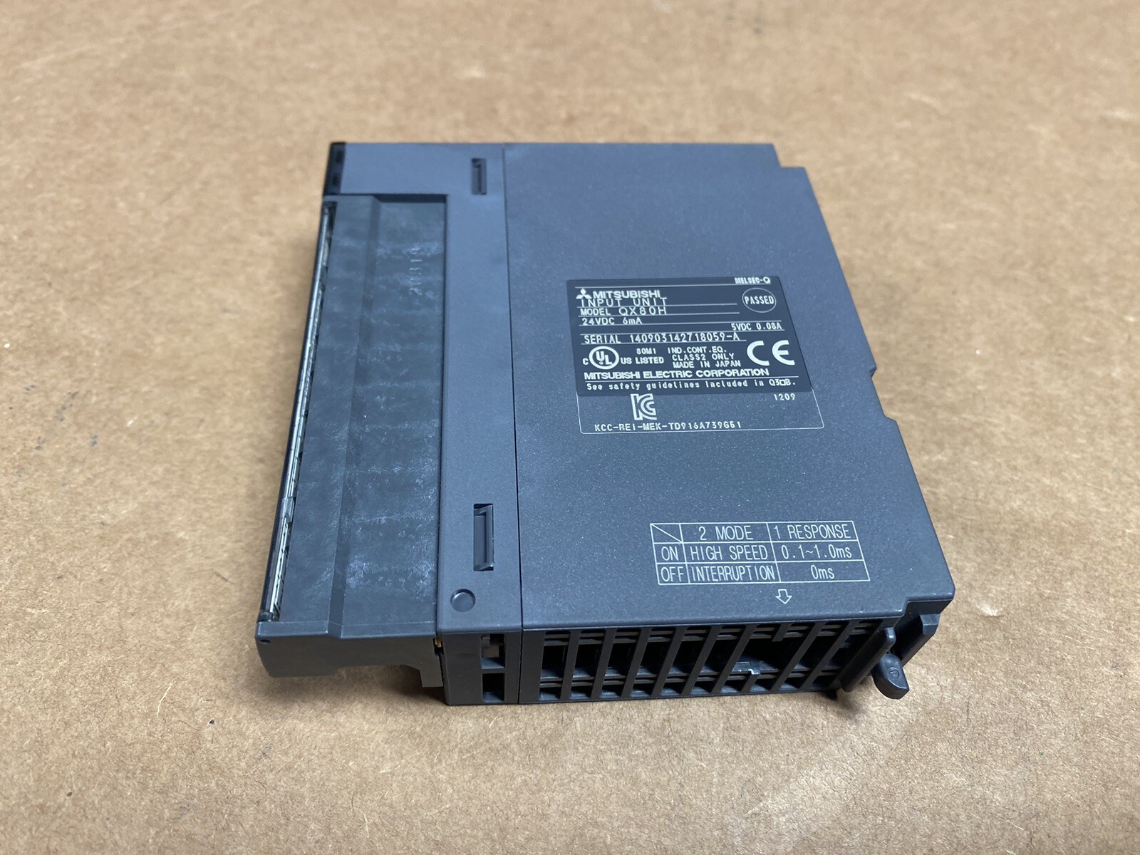 Mitsubishi Input Unit PLC Module QX80H WARRANTY – QTY – FAST SHIPPING