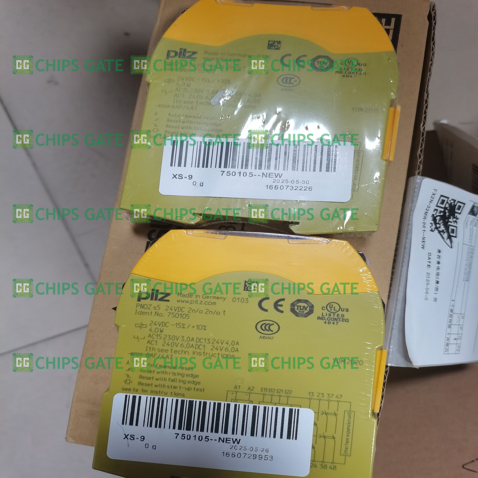 NEW Pilz PNOZ S5 HT 24VDC 2n/o 750105