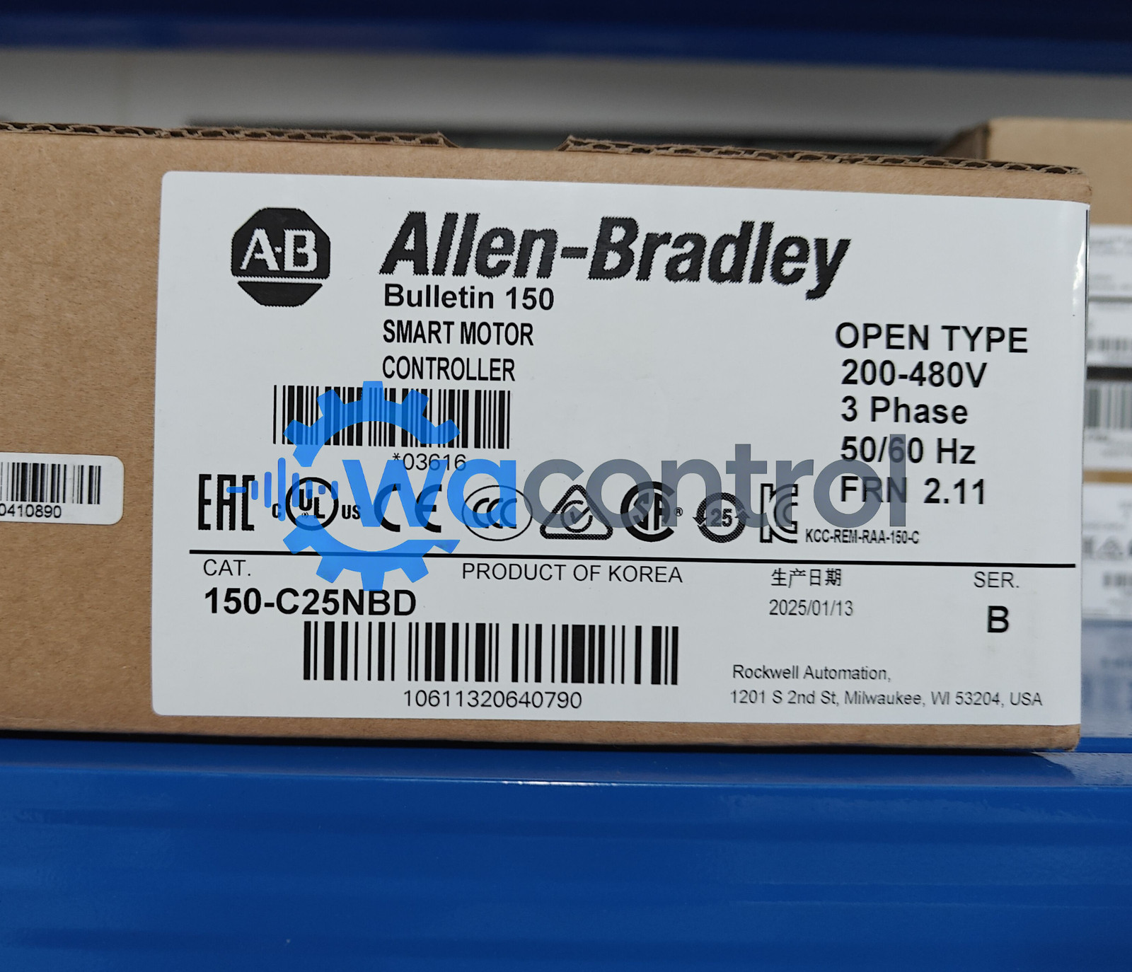 Factory Sealed Allen-Bradley 150-C25NBD Real US stock Free shipping