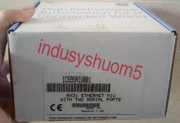 New In Box GE IC695NIU001 Fanuc Ethernet Network Interface IC695NIU001