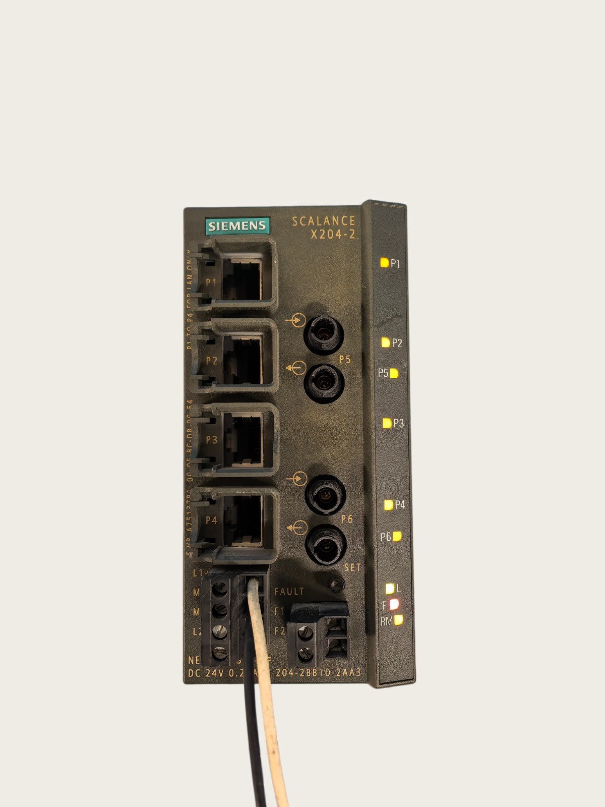 SIEMENS SCALANCE X204-2 1P 6GK5204-2BB10-2AA3 SIMATIC Ethernet Switch