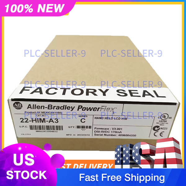 1PC New Sealed 22-HIM-A3 Allen-Bradley Series C POWERFLEX HIM MODULE with cable