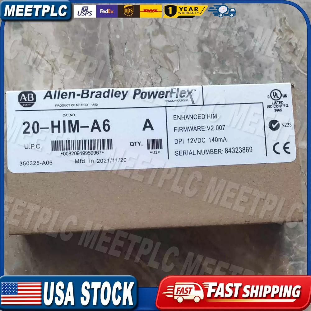 Allen-Bradley 20-HIM-A6 PoweFlex Enhanced HIM FW V2.007 12VFC New Factory Sealed