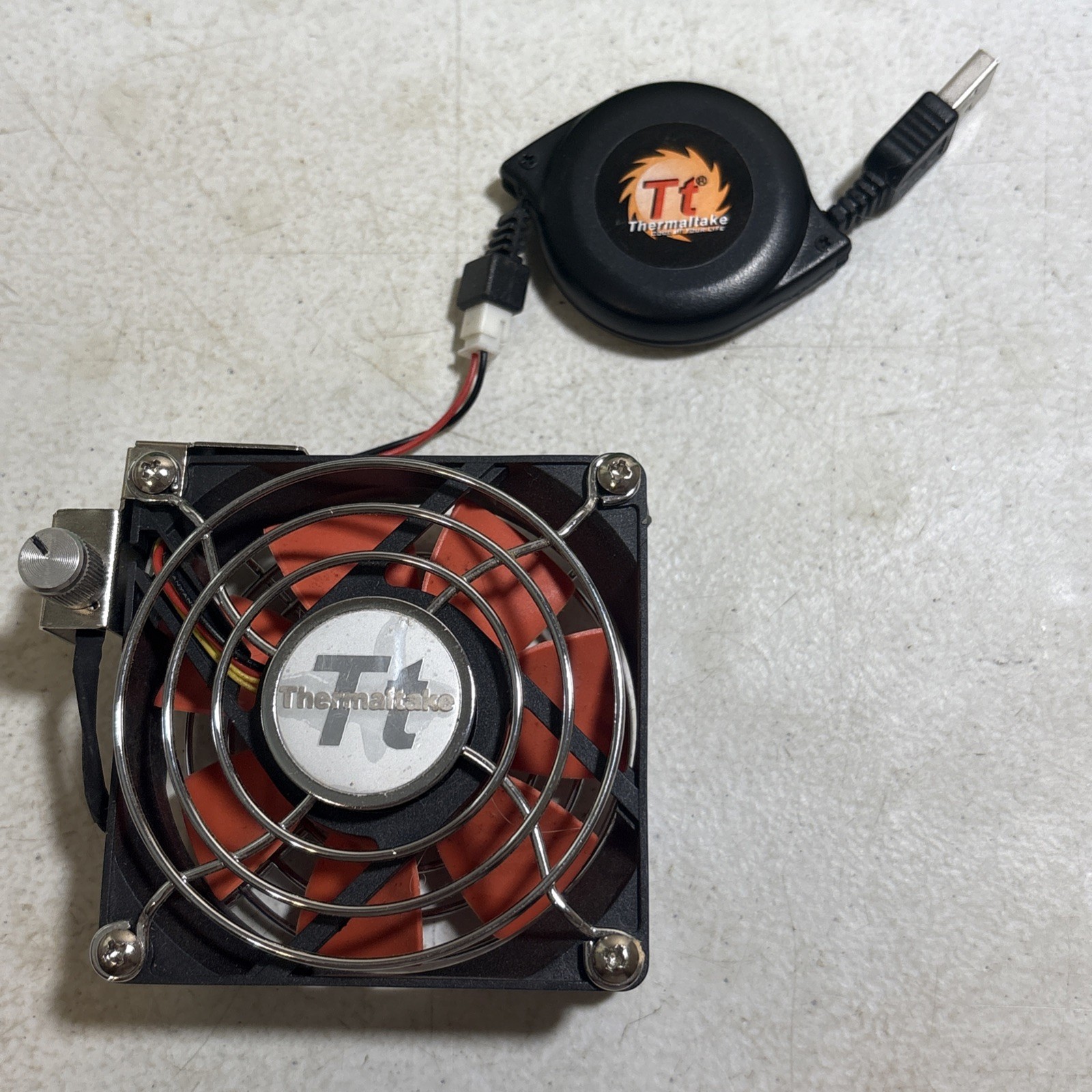 THERMALTAKE TT-8025A, DC BUSHLESS, 0.55AMP, PC CASE FAN, USB SWITCH