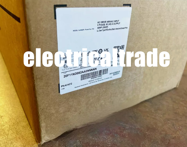 20F11ND052AA0NNNNN Brand New PowerFlex753 AC Drive 20F11ND052AA0NNNNN