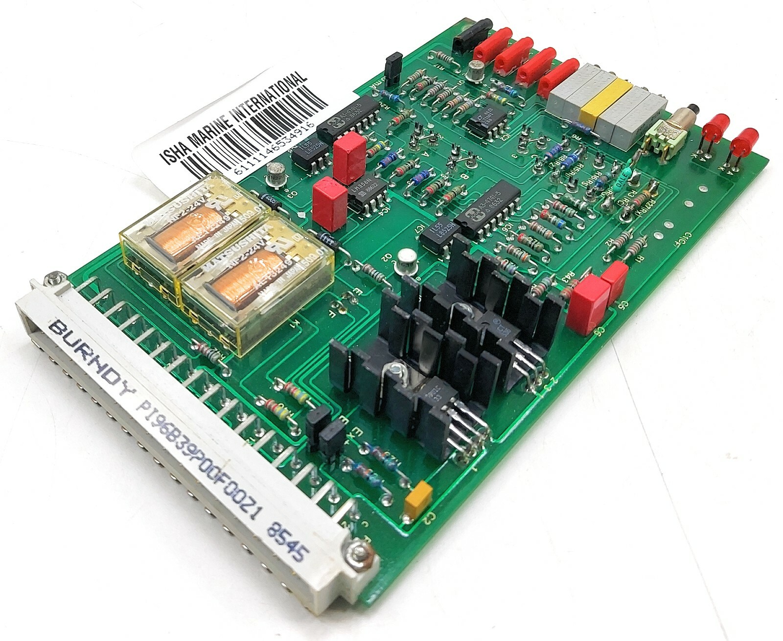 Bofors Elektronik H-2-KMC Burndy PI96B39P00F00Z1 8545 PCB Circuit PC Card