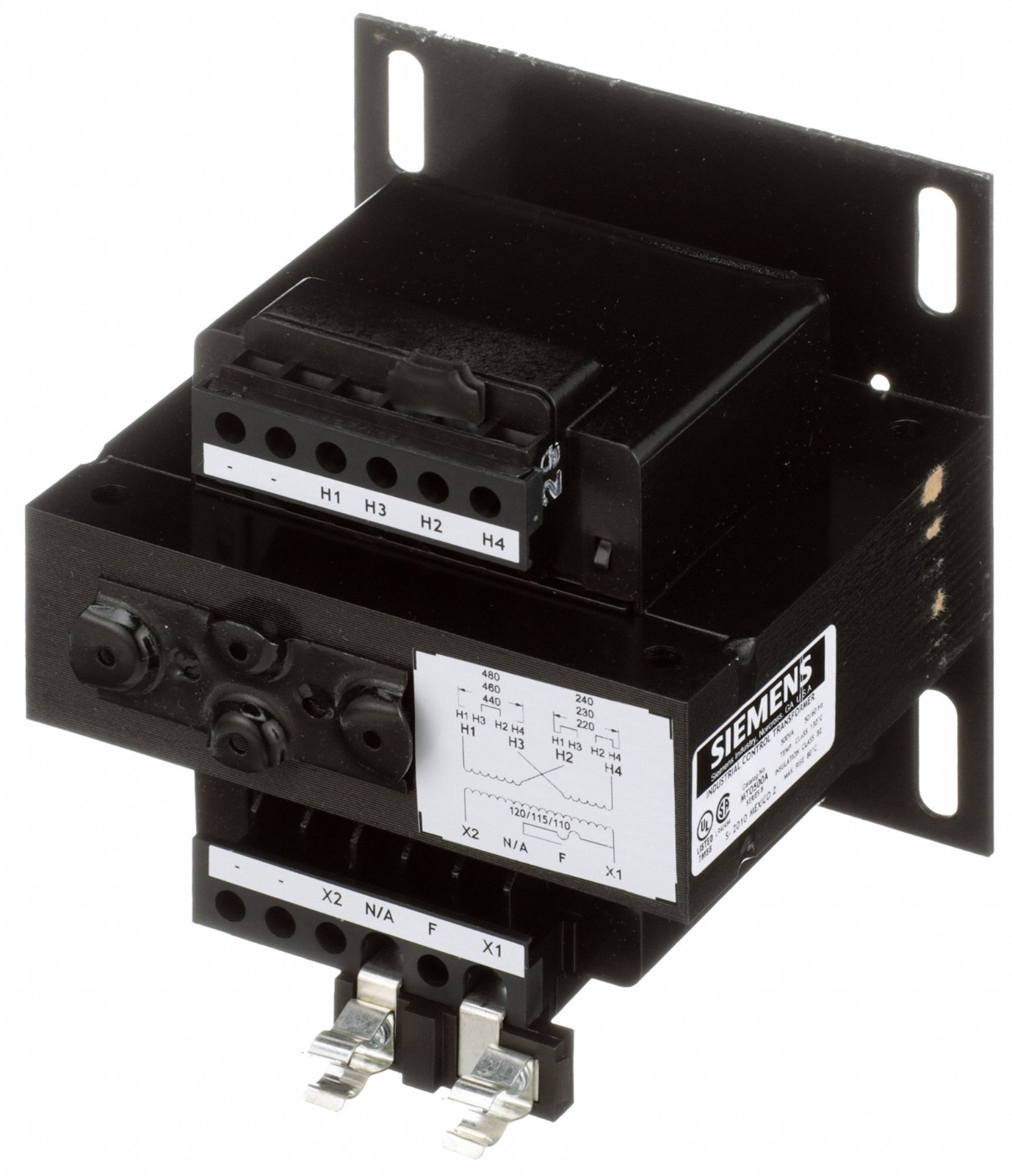 Siemens MT0500A Power Transformer 500VA 240/480V Primary 120V Secondary