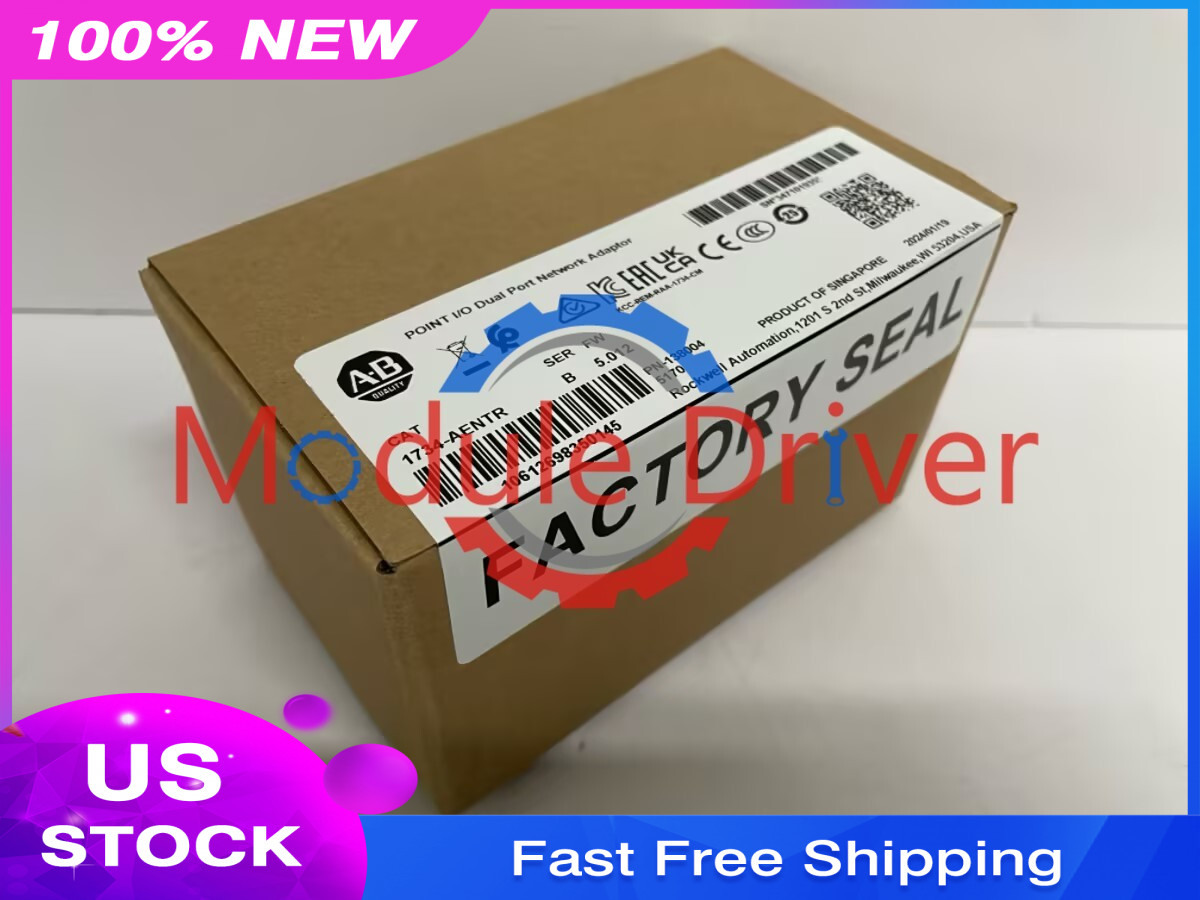 Allen-Bradley 1734-AENTR AB Point I/O Dual Port Adaptor Module New Sealed