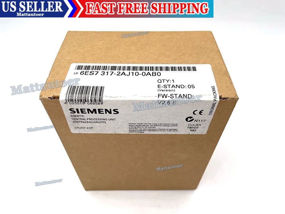 NEW Siemens 6ES7 317-2AJ10-0AB0 6ES7317-2AJ10-0AB0 Controller Module