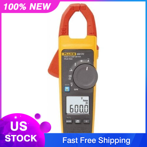 Fluke 902 FC HVAC True-RMS Clamp Meter AC Amp AC/DC Volt Contact Temperature
