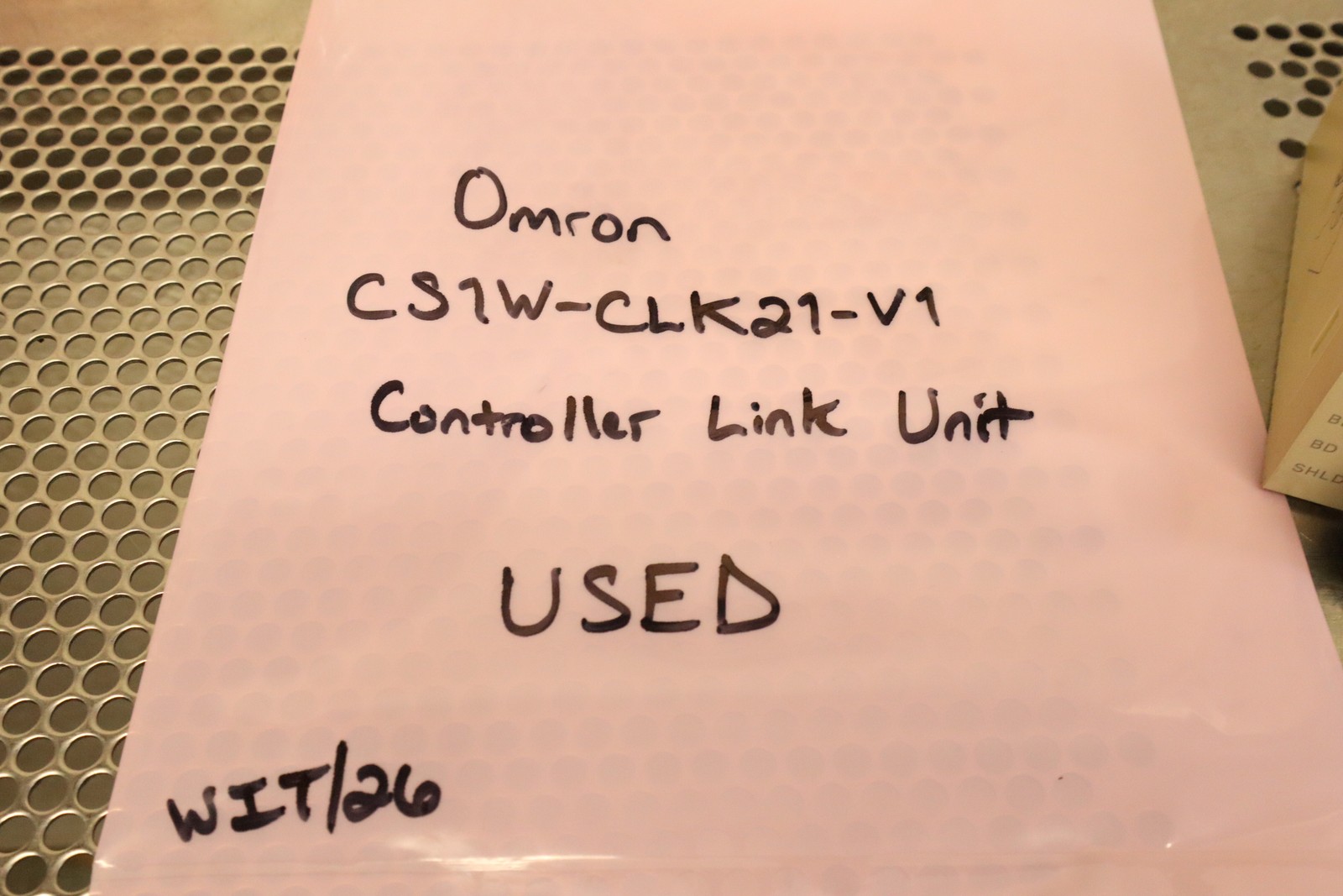 Omron CS1W-CLK21-V1 Controller Link Unit Used With Warranty