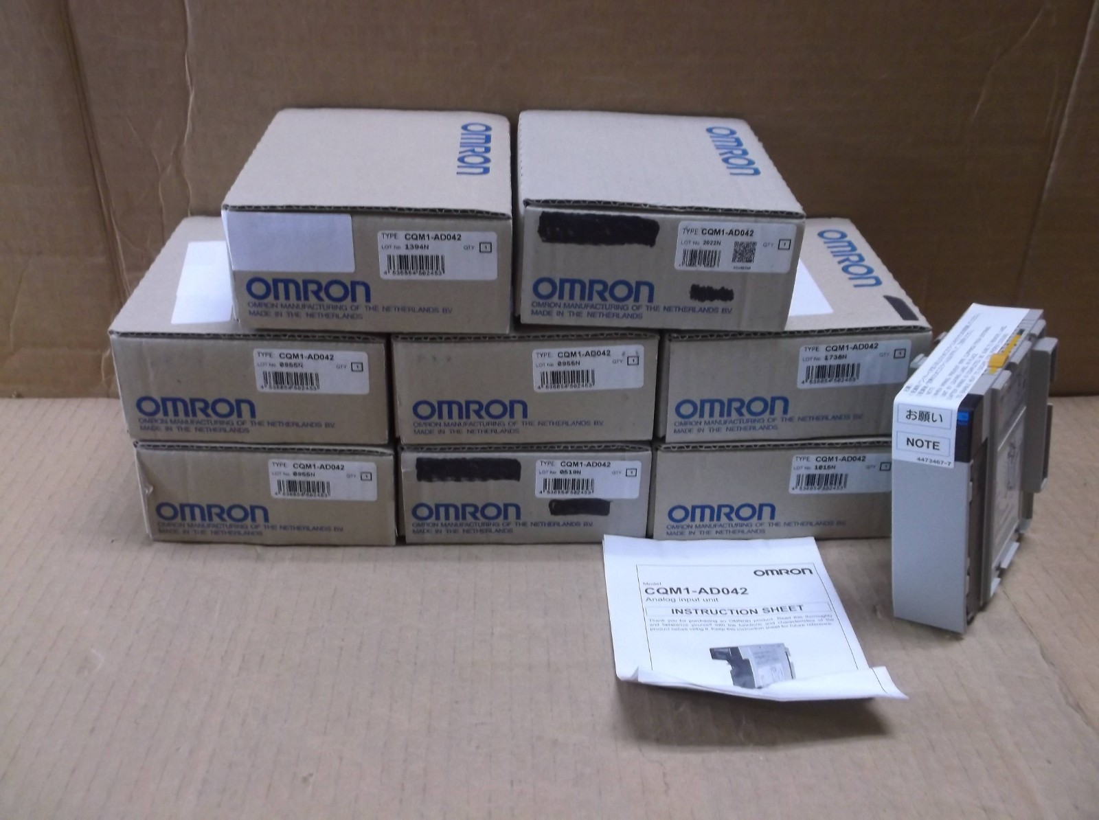 CQM1-AD042 Omron NEW In Box PLC 4 Point Analog Input Module Card CQM1AD042