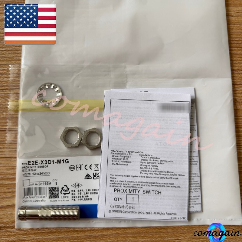E2E-X3D1-M1G For Omron Inductive Proximity Sensor Switch E2E-X3D1-M1G 12-24VDC