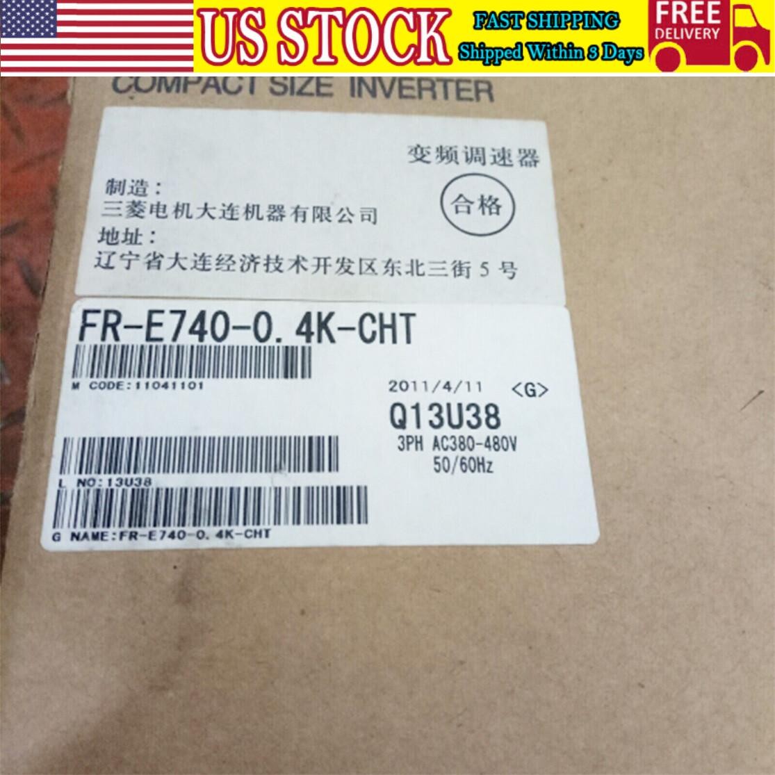 1PC New Mitsubishi FR-E740-0.4K-CHT PLC Module Inverter Box Fast Shipping