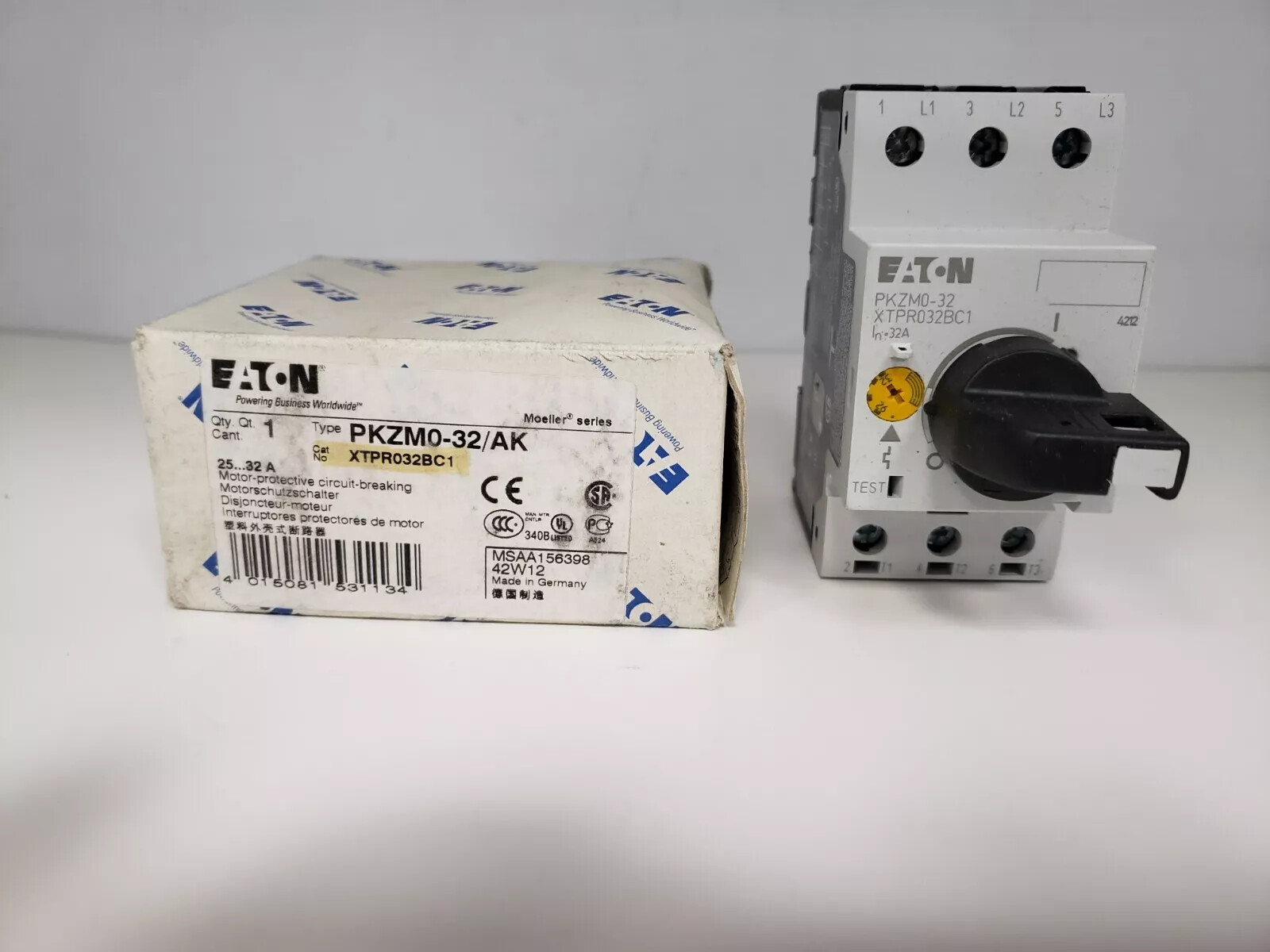 EATON PKZM0-32/AK Circuit Breaker Motor Protector 3 PHASE 25-32A NIB