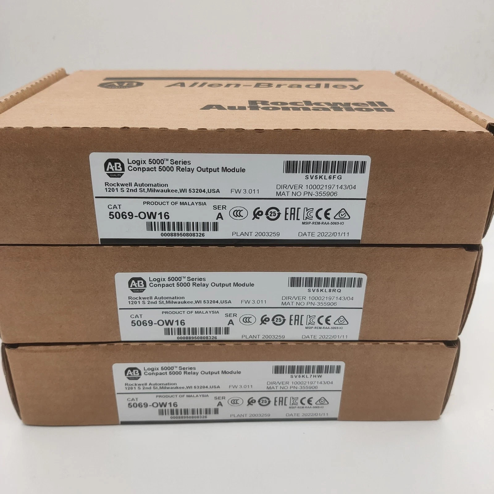 NEW AB 5069-OW16 SER B Compact 5000 Relay Output Module 5069OW16 Free Shipping