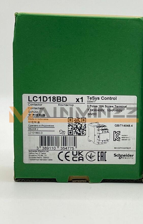 ONE NEW Contactors LC1D18BD