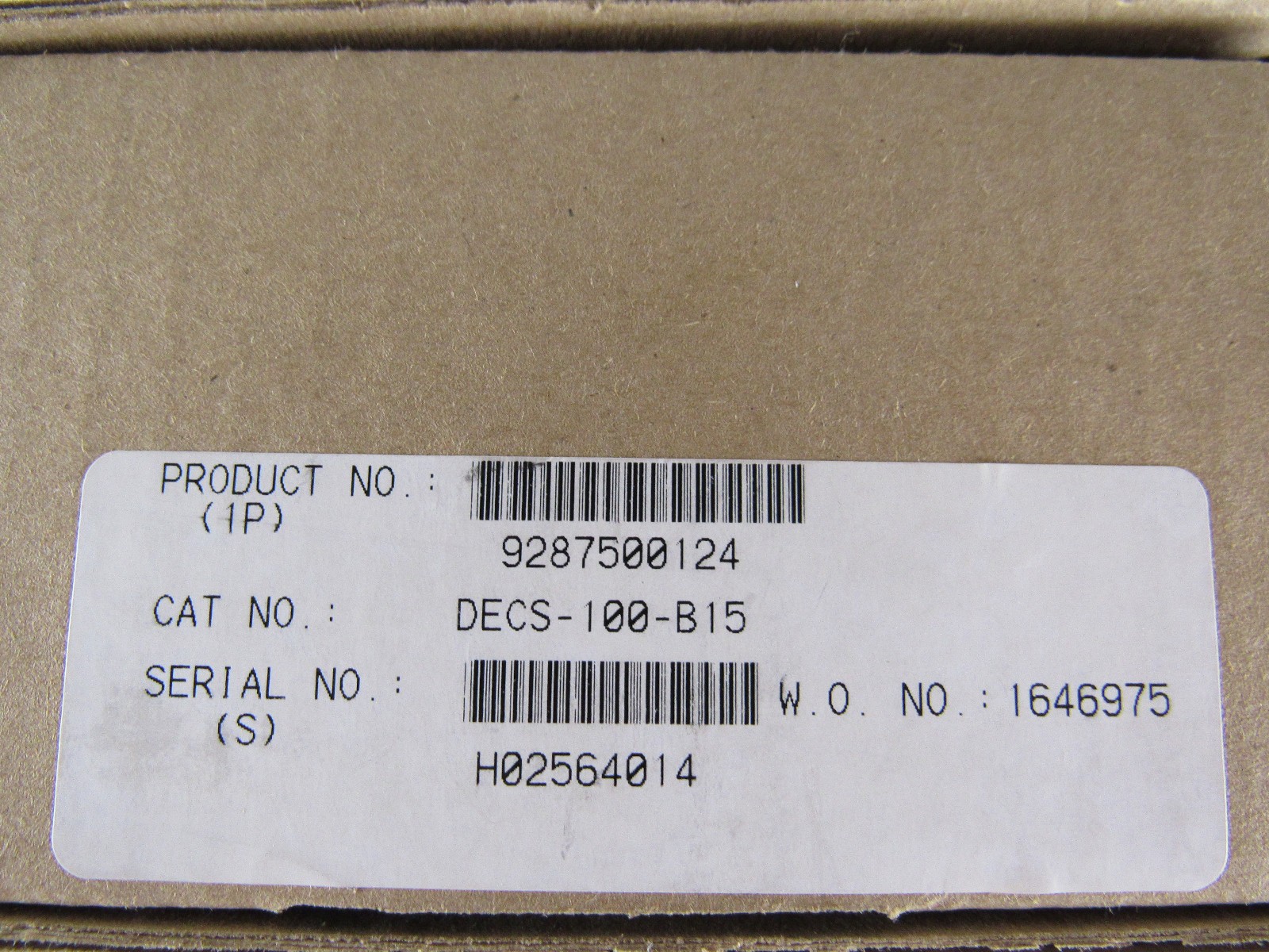 Basler Digital Excitation Electric Controller DECS-100-B15 for Generator New