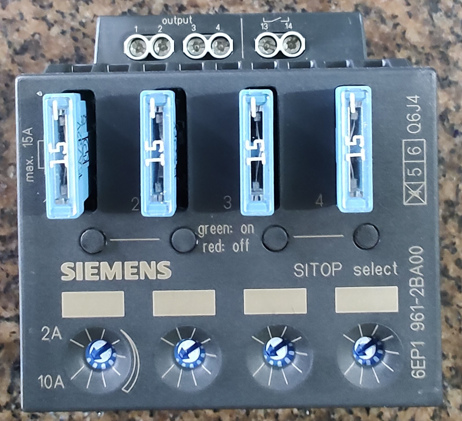 SIEMENS DIAGNOSTIC MODULE 1P 6EP1961 -2BA00