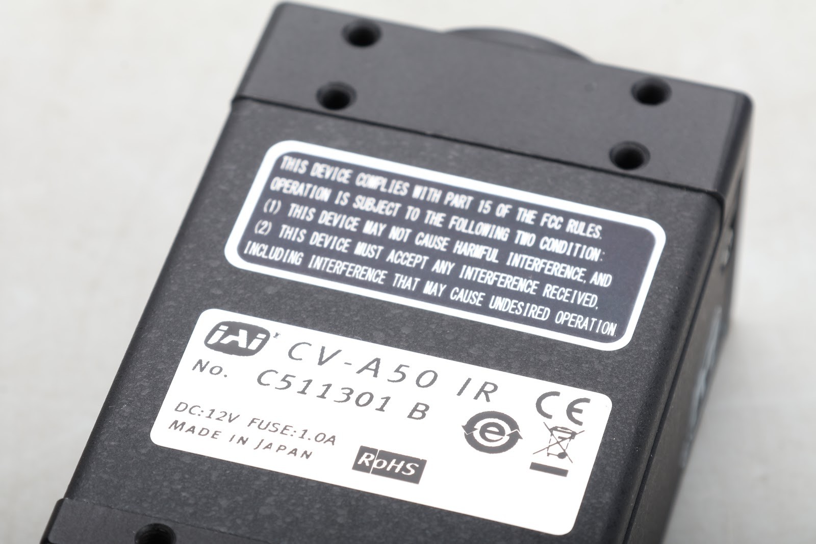 iAi CV-A50IR Industrial Camera