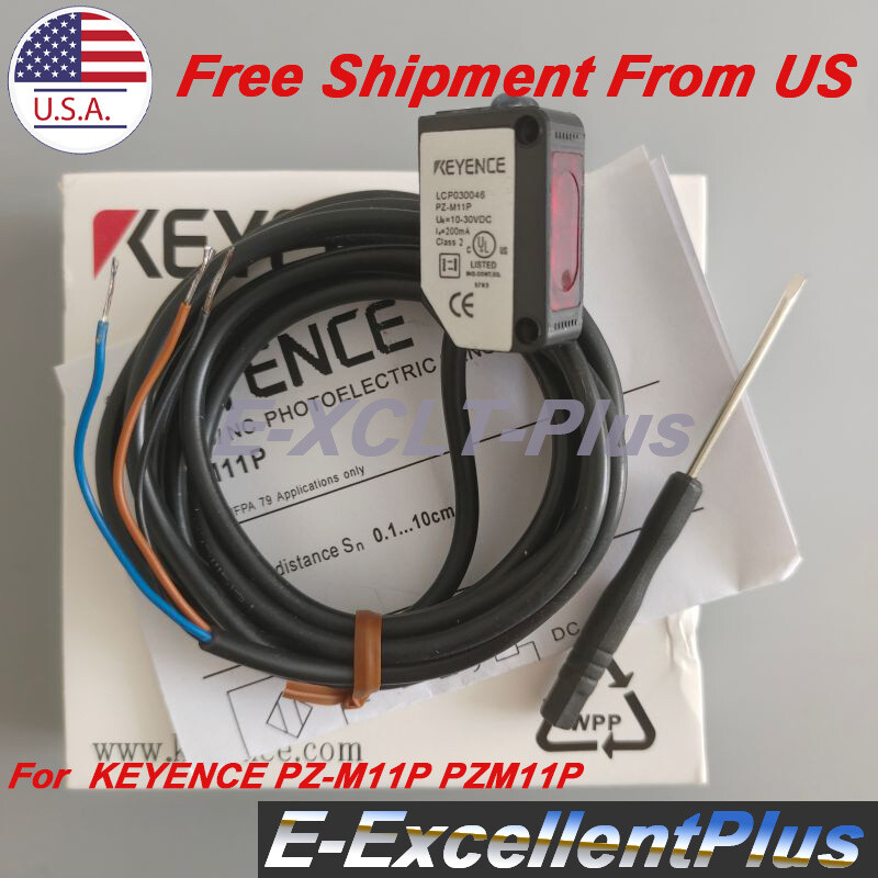 For Keyence PZ-M11P PZM11P Fiber Optic Switch Photoelectric Sensor Amplifier