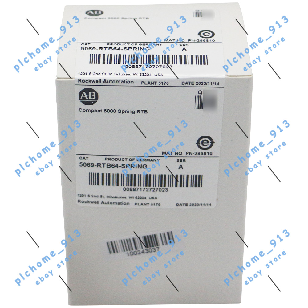 New Allen-Bradley 5069-RTB64-SPRING Compact 5000 Spring RTB Analog Input Modules