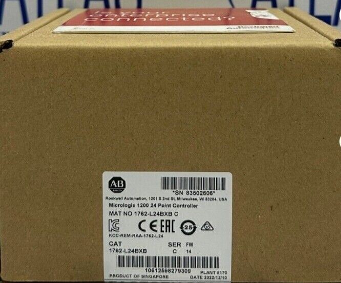 New AB 1762-L24BXB MicroLogix 1200 24 Point Controller 1762L24BXB US Free Tax