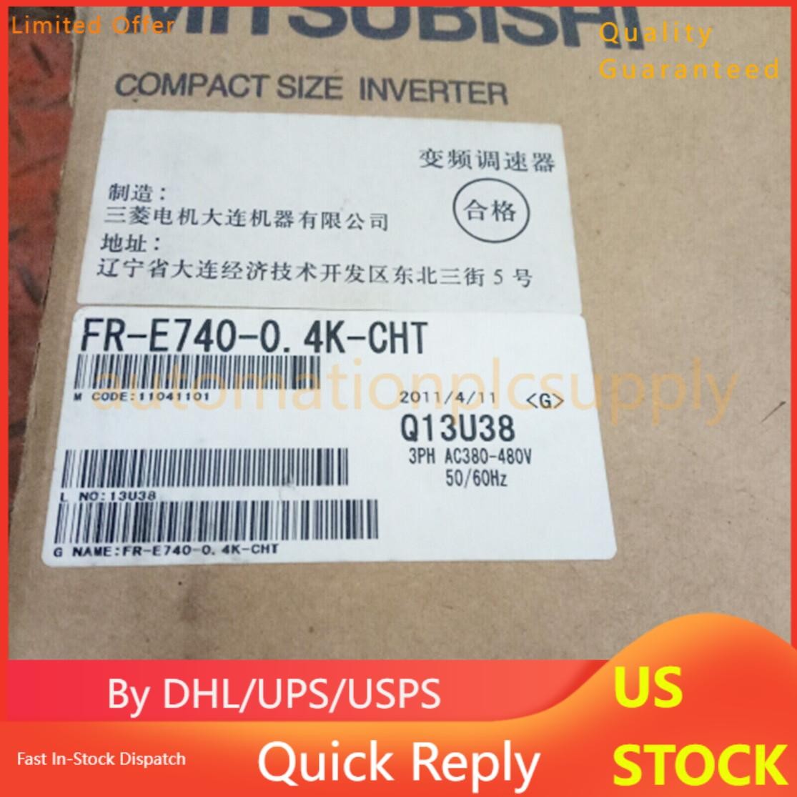 1PC New Mitsubishi FR-E740-0.4K-CHT PLC Module Inverter Box Fast Shipping