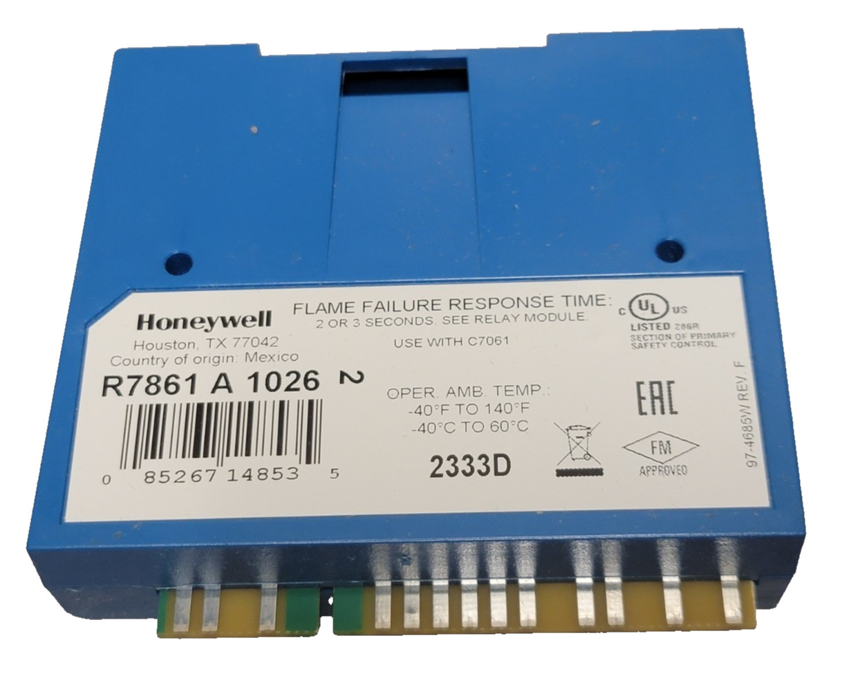 Honeywell R7861 A 1026 Dynamic Self-Check Ultraviolet Amplifier