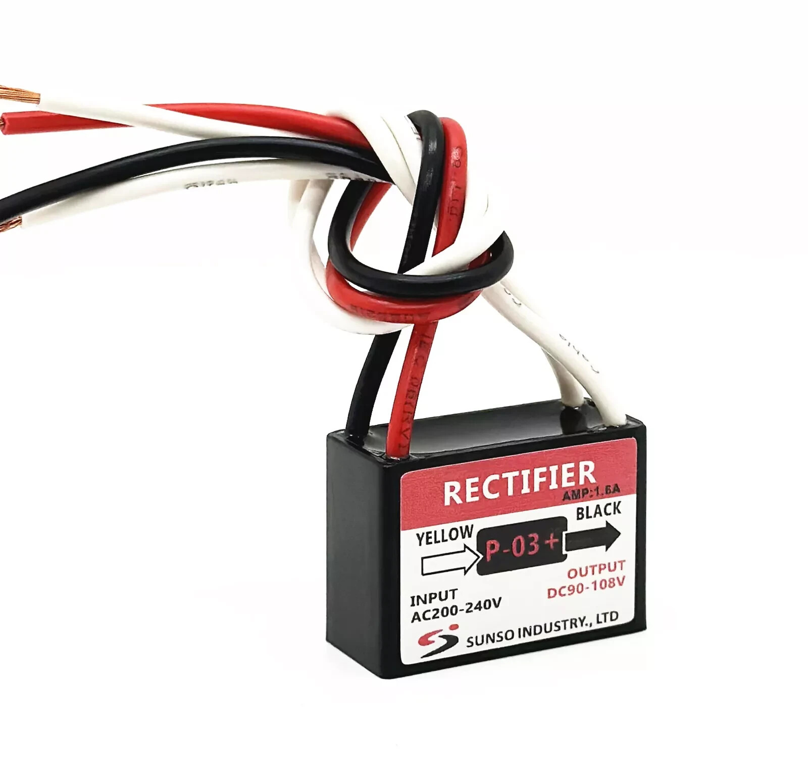 1PC AC220-240V DC90-108V P-03+ 1.6A RECTIFIER Motor Brake Rectifier module