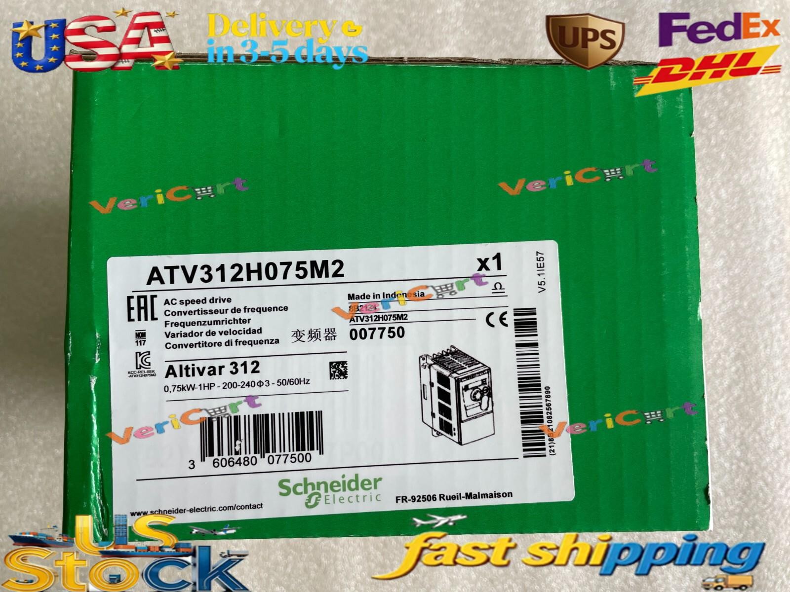 ATV312H075M2 Inverter 0.75KW 220V ATV312H075M2 Ship US Free TAX