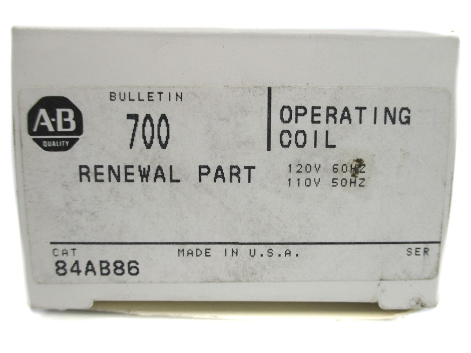 ALLEN BRADLEY 84AB86 110/120V (GY/BL) NSMP