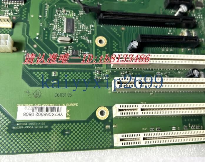 Siemens D2587-A12 GS industrial motherboard W26361-W1551-X-03 Z2-03-36